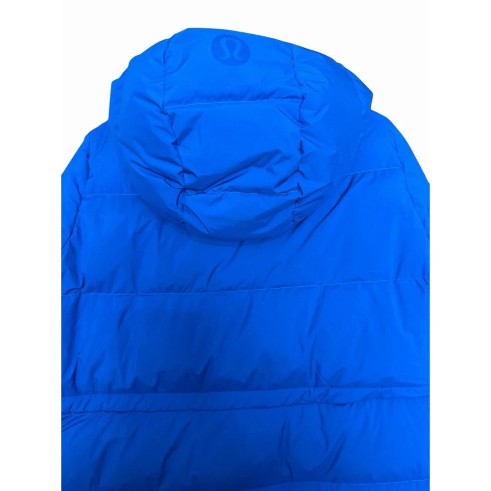 Lululemon Wunder Puff Long Jacket Psychic Blue‎ Women's Size 8